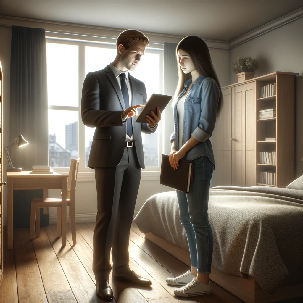 État des lieux pour une chambre meublée : modèle prérempli